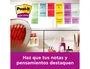 Post-it Super Sticky Notas Adhesivas Colores Surtidos Pack de 12