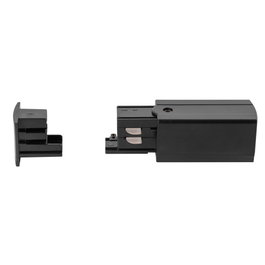 Conector Inicial para Carril Trifásico Negro