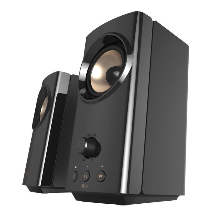 Creative T60 Altavoces de 2.0 canales con Bluetooth y 30W, Negro Creative T60 Altavoces de 2.0 canales con Bluetooth y 30W, Negro