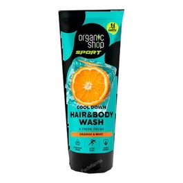 ORGANIC SHOP Gel de ducha y champú refrescante X-Treme Fresh