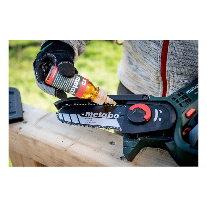 Metabo MS 18 LTX 15 con batería de 2.0 Ah y cargador Metabo MS 18 LTX 15 con batería de 2.0 Ah y cargador