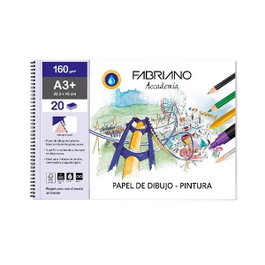 Fabriano Bloc Accademia de dibujo y pintura microperforado A3+ 160g 20h