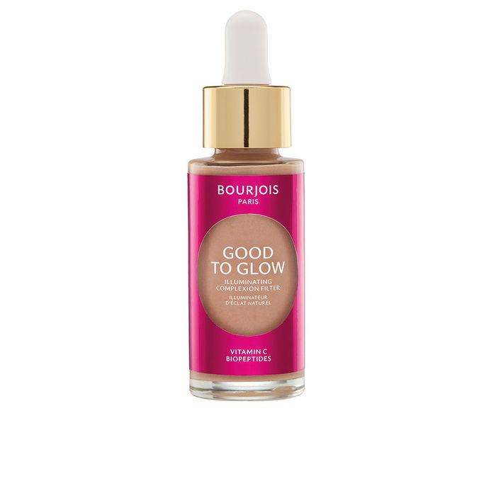 Bourjois GOOD TO GLOW Iluminador #4 30 ml con Vitamina C y Biopéptidos para un Acabado Radiante y Natural Bourjois GOOD TO GLOW Iluminador #4 30 ml con Vitamina C y Biopéptidos para un Acabado Radiante y Natural