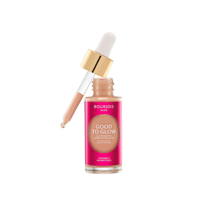 Bourjois GOOD TO GLOW Iluminador #4 30 ml con Vitamina C y Biopéptidos para un Acabado Radiante y Natural Bourjois GOOD TO GLOW Iluminador #4 30 ml con Vitamina C y Biopéptidos para un Acabado Radiante y Natural