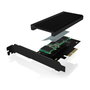 ICY BOX IB-PCI208-HS Tarjeta de expansión PCIe a M.2 NVMe con disipador