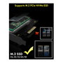ICY BOX IB-PCI208-HS Tarjeta de expansión PCIe a M.2 NVMe con disipador