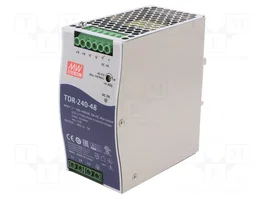 MEAN WELL TDR-240-48 Alimentador de Impulso para Carril DIN 240W 48VDC 5A