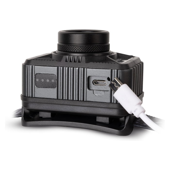 ENTAC Linterna frontal EHL-ZH-10W-R Gris