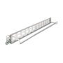 DeLOCK Patch panel de 19″ con 24 puertos Keystone inclinables y alivio de tensión