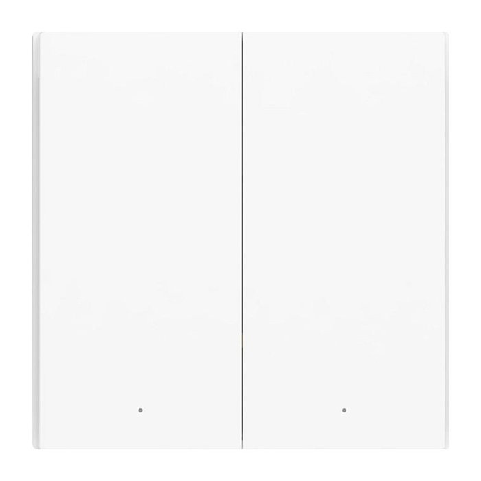 Aqara Wireless Remote Switch H1 Double Rocker WRS-R02, Interruptor Inalámbrico ZigBee con 2 Botones, Inclinación, Compatible con HomeKit, Blanco Aqara Wireless Remote Switch H1 Double Rocker WRS-R02, Interruptor Inalámbrico ZigBee con 2 Botones, Inclinación, Compatible con HomeKit, Blanco