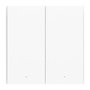 Aqara Wireless Remote Switch H1 Double Rocker WRS-R02, Interruptor Inalámbrico ZigBee con 2 Botones, Inclinación, Compatible con HomeKit, Blanco