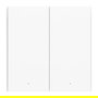 Aqara Wireless Remote Switch H1 Double Rocker WRS-R02, Interruptor Inalámbrico ZigBee con 2 Botones, Inclinación, Compatible con HomeKit, Blanco