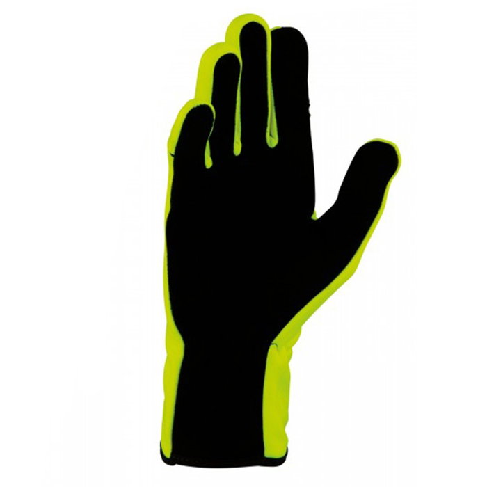 Omp OMPKB0-2750-A01-059-L Guantes Karting Ks-4 Modelo Renovado Amarillo-Negro Talla L Piel Ante Protección Exterior para Principiantes