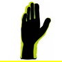 Omp OMPKB0-2750-A01-059-L Guantes Karting Ks-4 Modelo Renovado Amarillo-Negro Talla L Piel Ante Protección Exterior para Principiantes