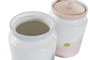 DKD Home Decor Bote de Dolomita Solpor 2,35 L Surtido de 2 Unidades