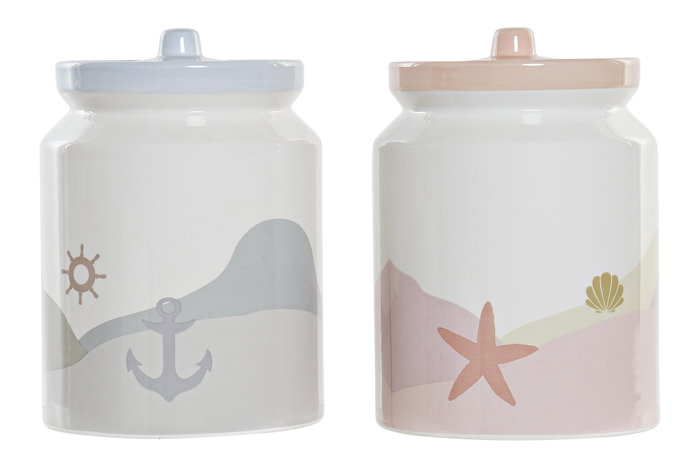 DKD Home Decor Bote de Dolomita Solpor 2,35 L Surtido de 2 Unidades DKD Home Decor Bote de Dolomita Solpor 2,35 L Surtido de 2 Unidades
