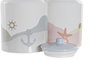 DKD Home Decor Bote de Dolomita Solpor 2,35 L Surtido de 2 Unidades