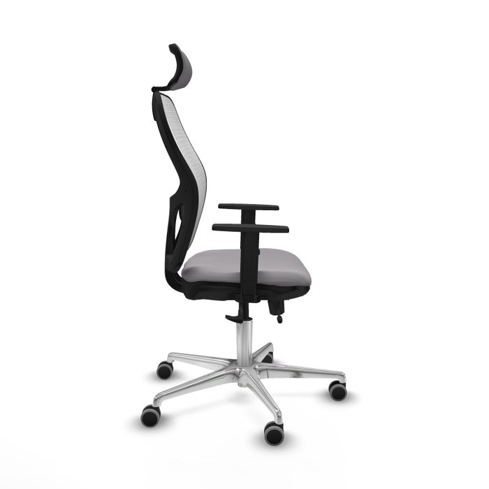PIQUERAS Y CRESPO Silla de oficina Jorquera Gris y Blanco