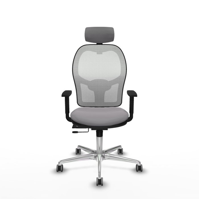 PIQUERAS Y CRESPO Silla de oficina Jorquera Gris y Blanco
