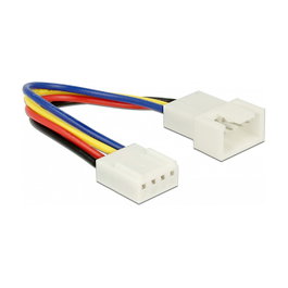 DeLOCK 85360 Cable de extensión para ventilador PWM 4 pines, 10 cm