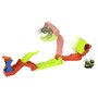 Hot Wheels Monster Trucks Mordedura De Serpiente JJN44 - Juguete de Coches a Escala 1:64 con Pista de Salto y Figura de Serpiente para Niños +4 Años