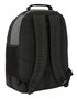 Mochila Escolar BlackFit8 Old school Negro Gris 32 x 42 x 15 cm