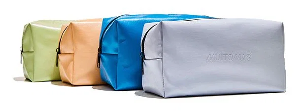 Muitomas Beauty Case GN Neceser Estuche de Maquillaje, Imitación Piel Verde, Resistente al Agua