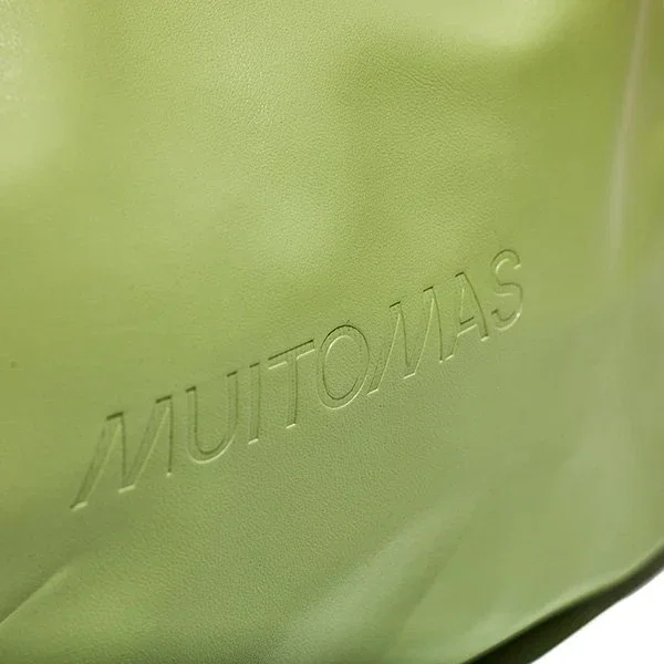 Muitomas Beauty Case GN Neceser Estuche de Maquillaje, Imitación Piel Verde, Resistente al Agua