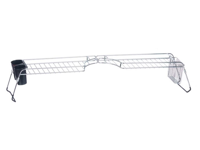 Kinvara Soporte Fregadero Metal Doble Cubertero 44 x 11 x 16 cm (Set de 4)
