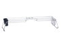 Kinvara Soporte Fregadero Metal Doble Cubertero 44 x 11 x 16 cm (Set de 4)