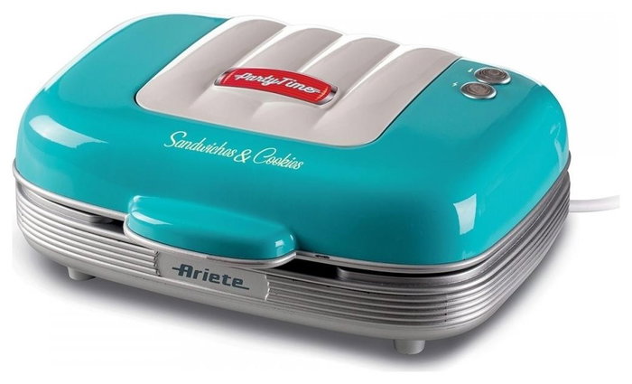 Ariete Sandwichera 3 en 1 Party Time Azul