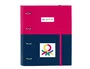 Safta Carpeta de Anillas Benetton Cherry con Recambio DIN A4