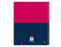 Safta Carpeta de Anillas Benetton Cherry con Recambio DIN A4