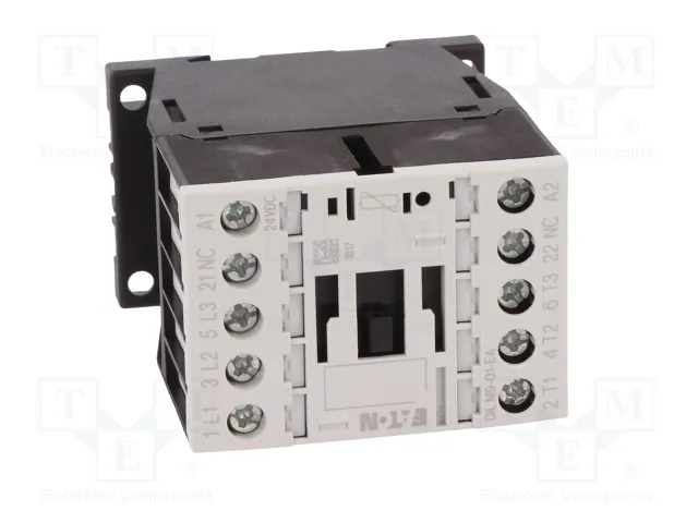 EATON ELECTRIC DILM9-01-24DC-E Contactor 3-polar 9A 24VDC