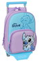 Safta 185+705 Mochila Escolar con Carro Stitch "Sweet" 26x34x11 cm para Niños +3 Años