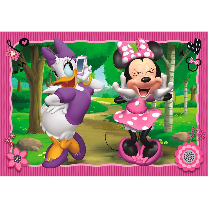 Clementoni 24091 Puzzle Disney 24 Maxi Piezas Minnie, Puzzle Infantil Grande 62x42 cm, +3 Años