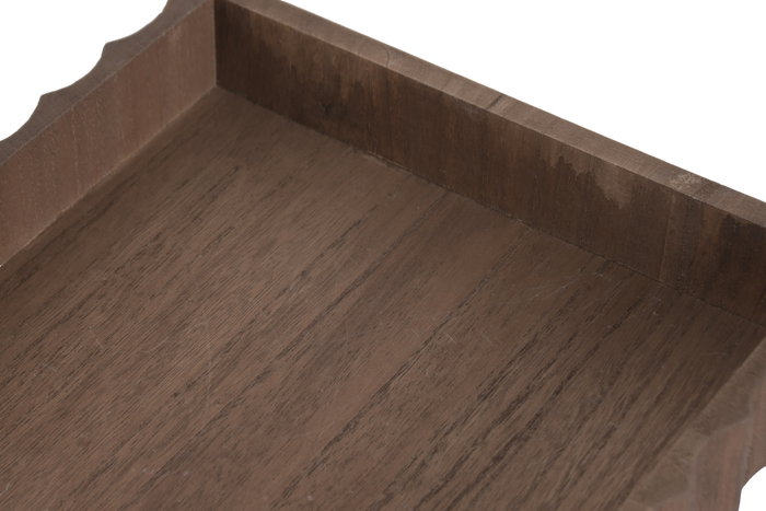 DKD Home Decor Bandeja MDF Marrón 40x30x5 cm (Pack de 2) extra_attributes.piezas: 6