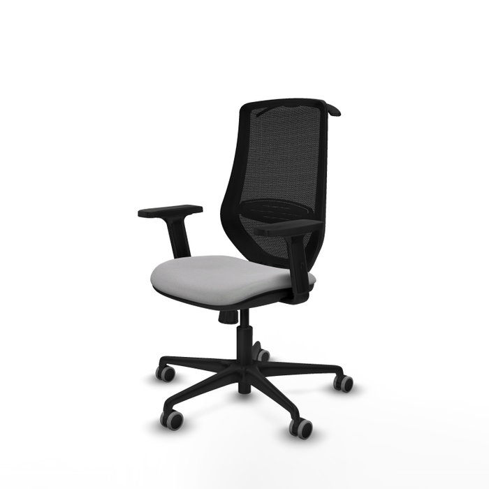 PIQUERAS Y CRESPO Silla de oficina Mardos con mecanismo Sincro, Gris claro y Negro PIQUERAS Y CRESPO Silla de oficina Mardos con mecanismo Sincro, Gris claro y Negro