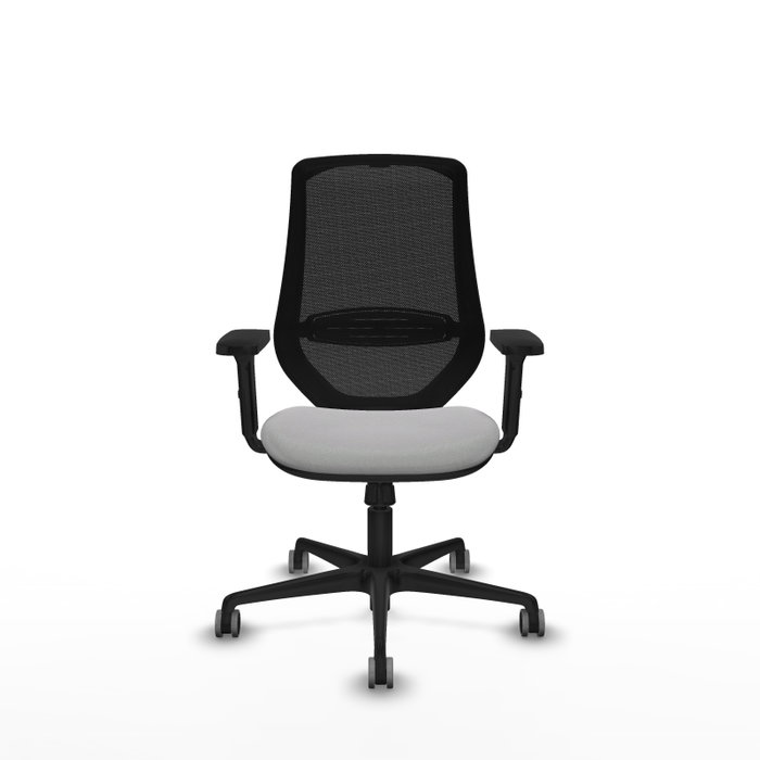 PIQUERAS Y CRESPO Silla de oficina Mardos con mecanismo Sincro, Gris claro y Negro PIQUERAS Y CRESPO Silla de oficina Mardos con mecanismo Sincro, Gris claro y Negro