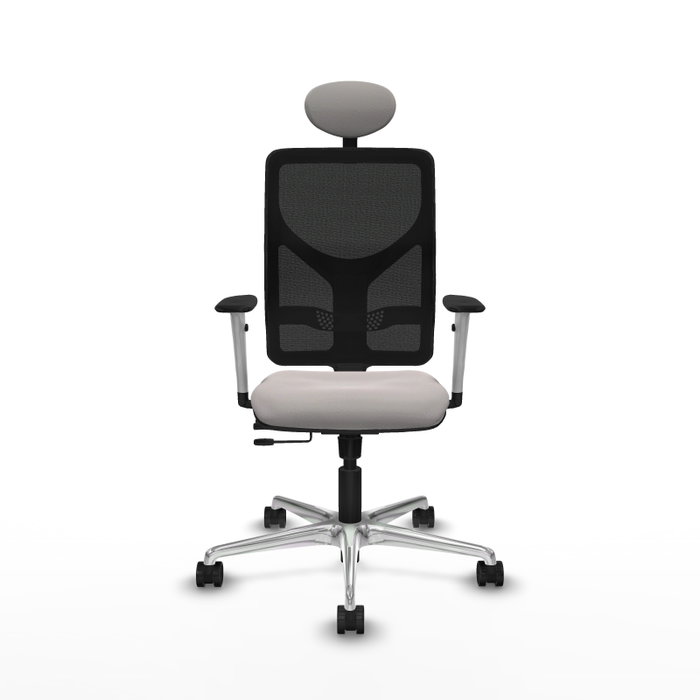 PIQUERAS Y CRESPO Silla de oficina Motilla Blanco/Negro con mecanismo Sincro/Traslack PIQUERAS Y CRESPO Silla de oficina Motilla Blanco/Negro con mecanismo Sincro/Traslack