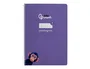Liderpapel Cuaderno Espiral Pautaguía A4 Tapa Dura Lila