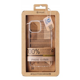 Muvit Funda Recycletek para Apple iPhone 13 - Protección Ecológica y Resistente