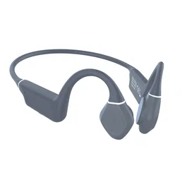 Leotec LEBONE03G Auriculares Deportivos Bluetooth 5.4 con Conducción Ósea, Micrófono, IPX5, 8h Batería, Grises
