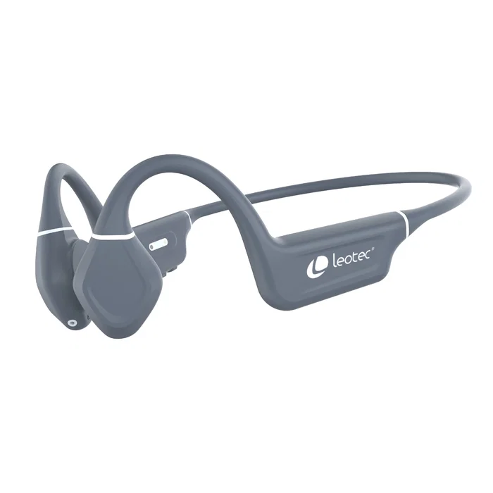 Leotec LEBONE03G Auriculares Deportivos Bluetooth 5.4 con Conducción Ósea, Micrófono, IPX5, 8h Batería, Grises Leotec LEBONE03G Auriculares Deportivos Bluetooth 5.4 con Conducción Ósea, Micrófono, IPX5, 8h Batería, Grises