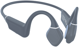Leotec Auriculares Inalámbricos Deportivos de Conducción Ósea Kuri LEBONE03G con Micrófono Bluetooth Grises