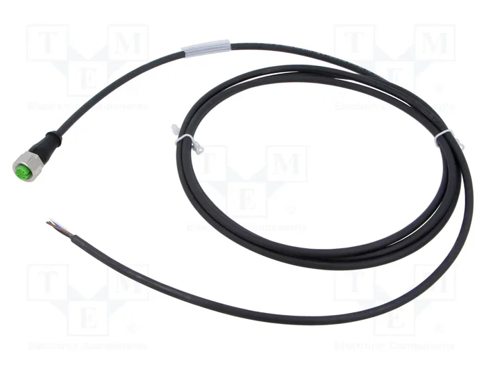 MURRELEKTRONIK Cable para sensores M12 hembra recto 4 pines 2m MURRELEKTRONIK Cable para sensores M12 hembra recto 4 pines 2m