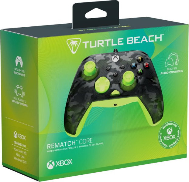 Turtle Beach Rematch Core - Camuflaje Negro/Amarillo