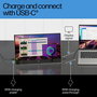 HP E14 G4 Monitor Portátil - 14 Pulgadas, Pantalla FHD Ultrabrillante de 400 nits, Antirreflejos, Conexión USB-C con Passthrough de 65W, Delgado y Ligero