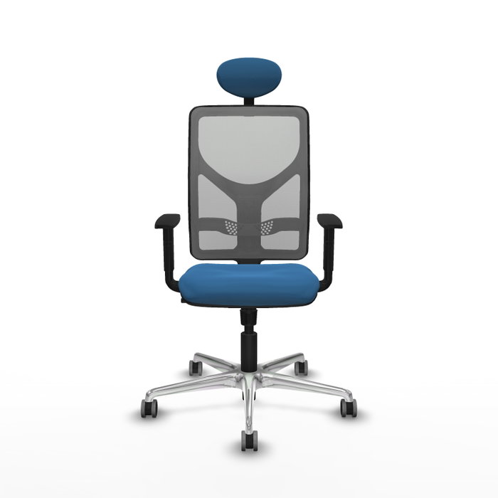 PIQUERAS Y CRESPO Silla de oficina Motilla con Mecanismo Sincro, Azul claro y Gris PIQUERAS Y CRESPO Silla de oficina Motilla con Mecanismo Sincro, Azul claro y Gris