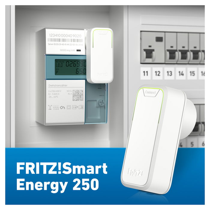 AVM FRITZ! Smart Energy 250 Inalámbrico DECT-ULE 1880-1900 MHz 250 mW Montado en pared Blanco
